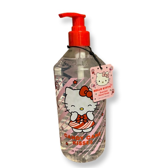 Hello Kitty Other - NEW Hello Kitty Candy Cane Kisses Hand Soap